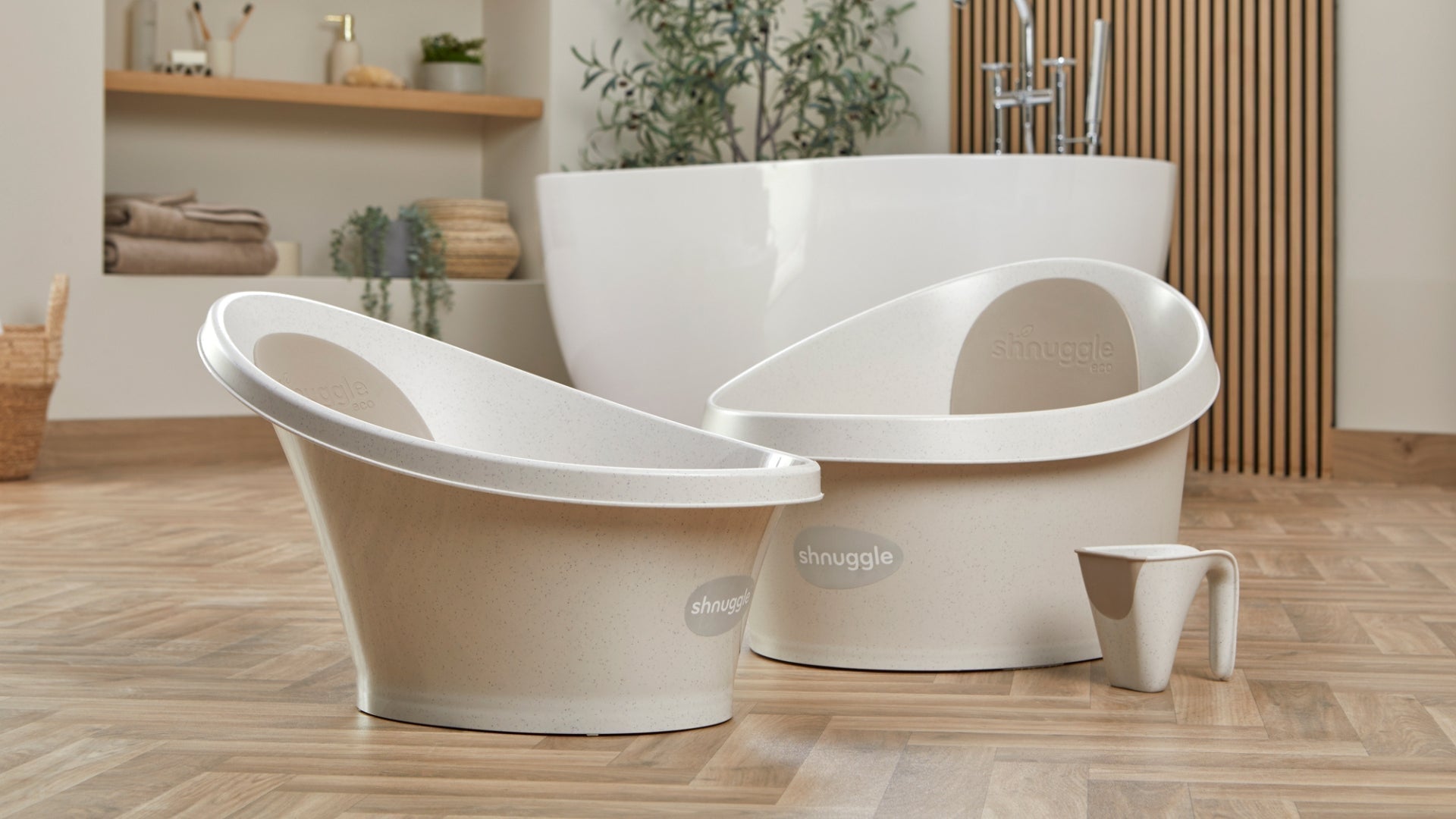 Introducing Shnuggle Eco: Our bathtime range made from 98% recycled materials