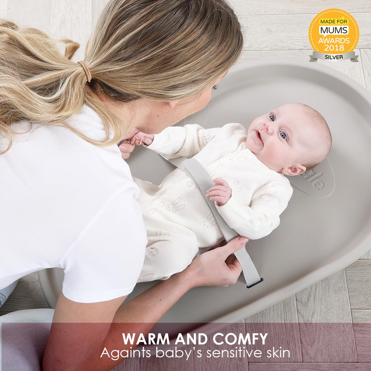 Shnuggle Bath & Change Bundle: Baby Bath & Changing Bundle + Accessories - 6-Piece Set