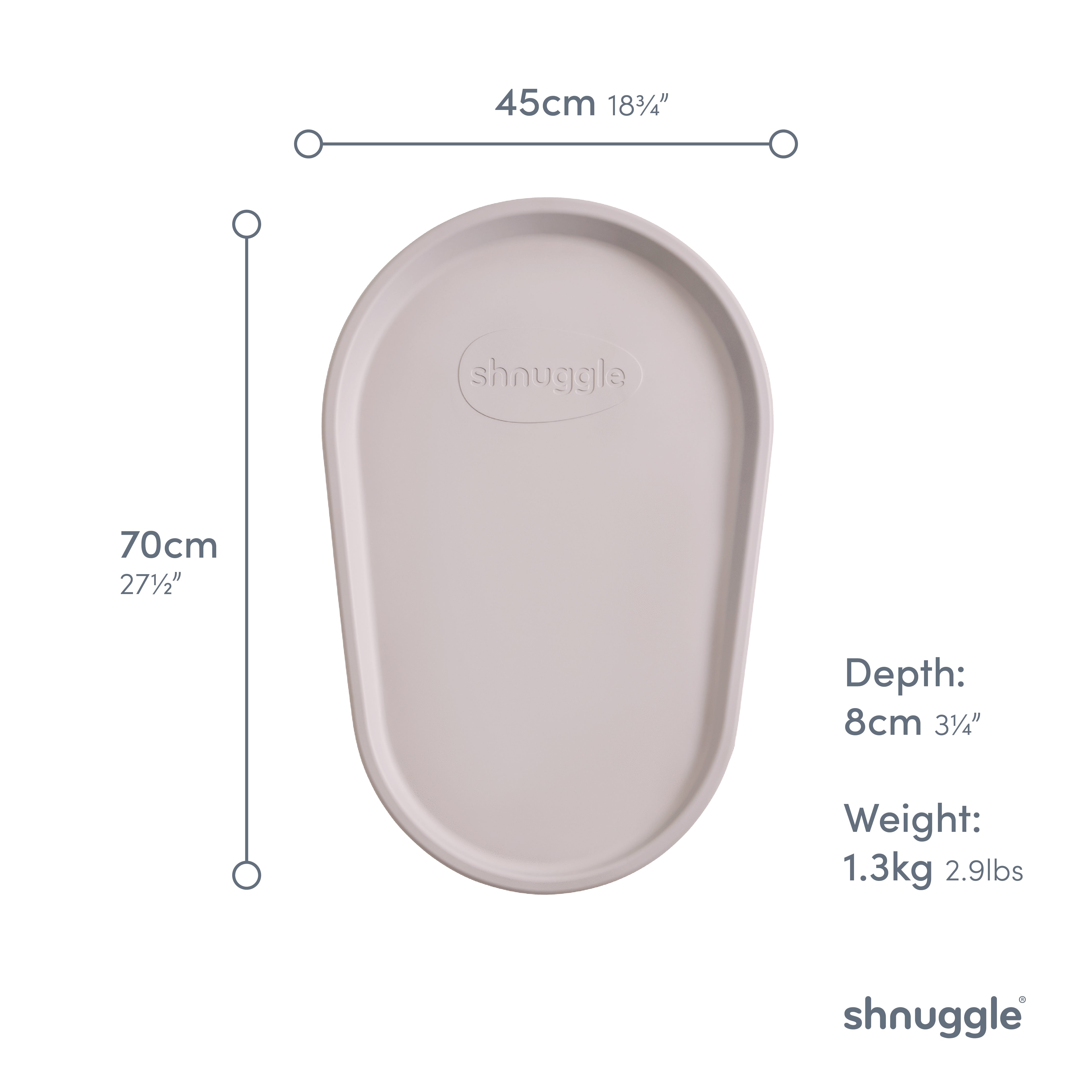 Shnuggle Bath & Change Bundle: Baby Bath & Changing Bundle + Accessories - 6-Piece Set