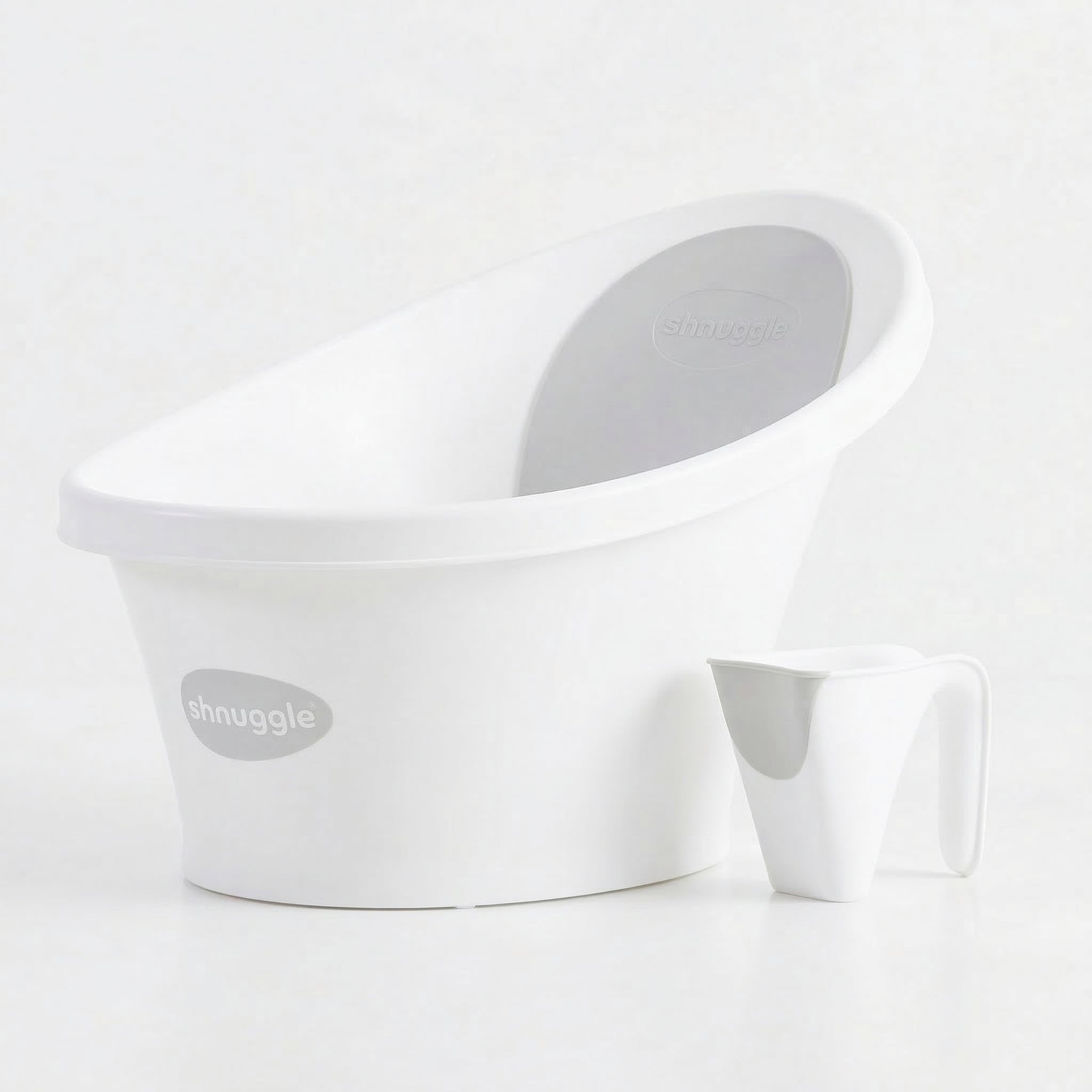 Newborn Bath Essentials Bundle | Baby Bath Tub & Rinse Jug