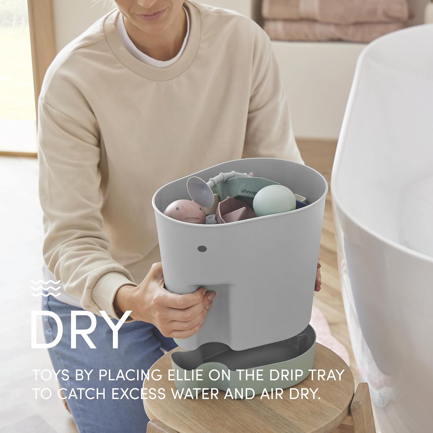 Shnuggle Ellie Bath Toy Drying Caddy