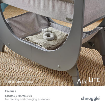 Shnuggle Air Lite Infant Bedside Bassinet