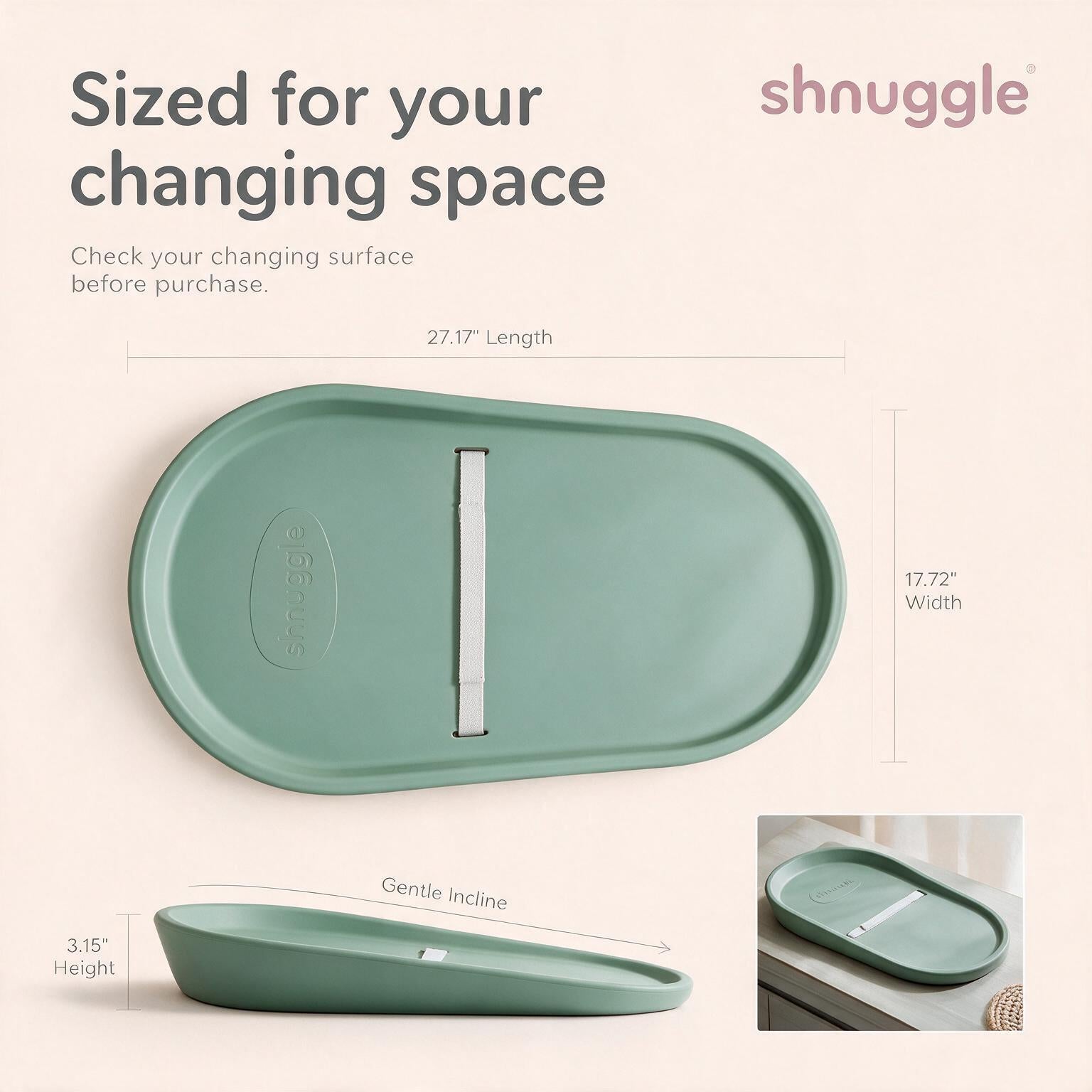 Shnuggle Squishy Diaper Changing Mat