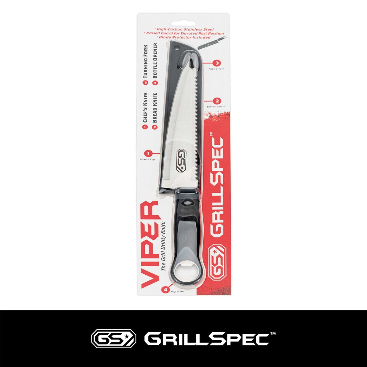 Utility Knife, Multi-Use, with Cover, 8" Blade
