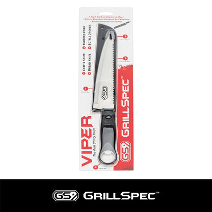 Utility Knife, Multi-Use, with Cover, 8" Blade