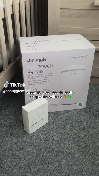 Changing Essentials Kit: Shnuggle Changing Mat + Diaper Pail + Liners
