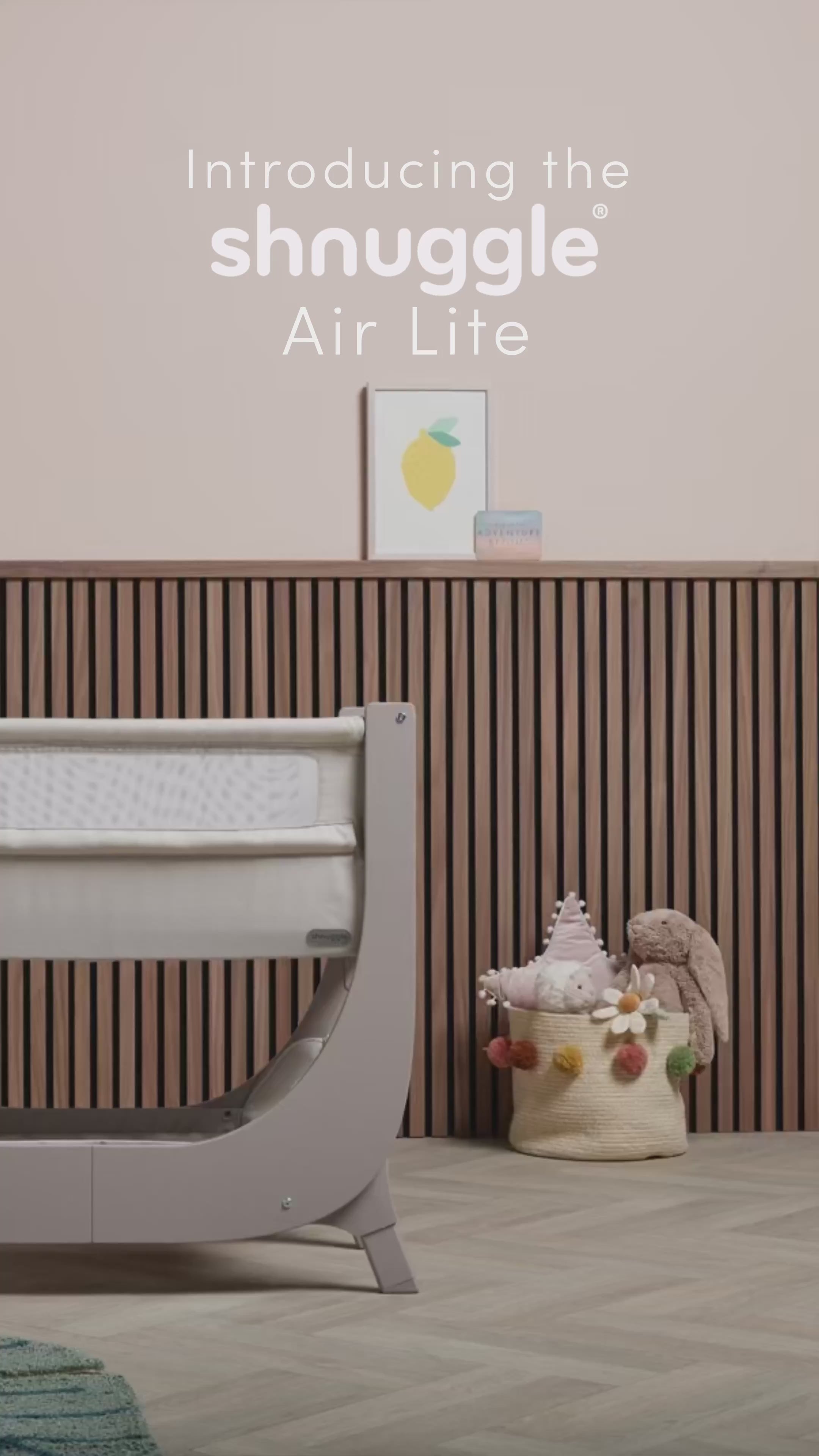 Shnuggle Air Lite Infant Bedside Bassinet